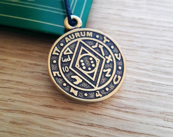 The Seal of Solomon pendant Magical pentacle of Solomon Wealth necklace Talisman charm Magic rituals amulet