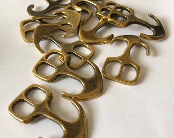 Bronze Anchor Hook Clasps, Paracord Bracelet Connector (10pcs)