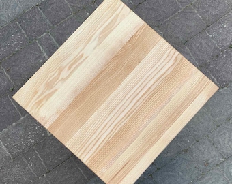19.7" square coffee table top, Solid Ash Wood, Oiled Finish, TABLE TOP ONLY