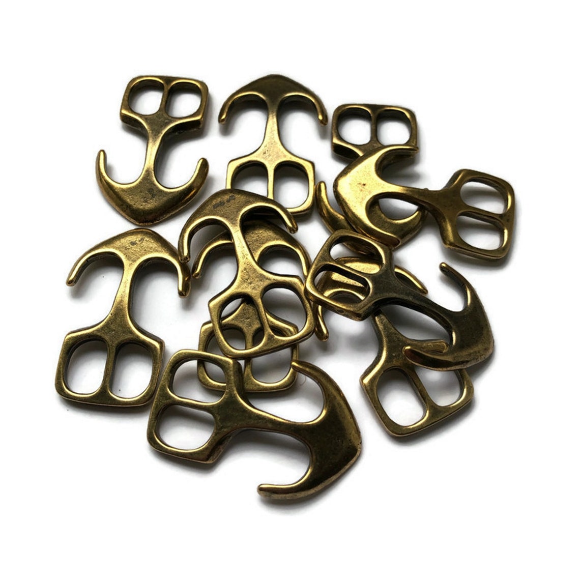 Paracord Bracelet Clasp 10pcs Anchor Hook Clasps for Leather Etsy