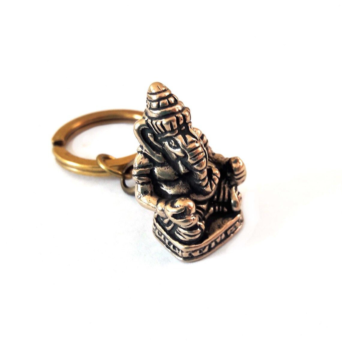 Lord Ganesha Keychain. Good Luck Keychain. Sacred Elephant God Etsy