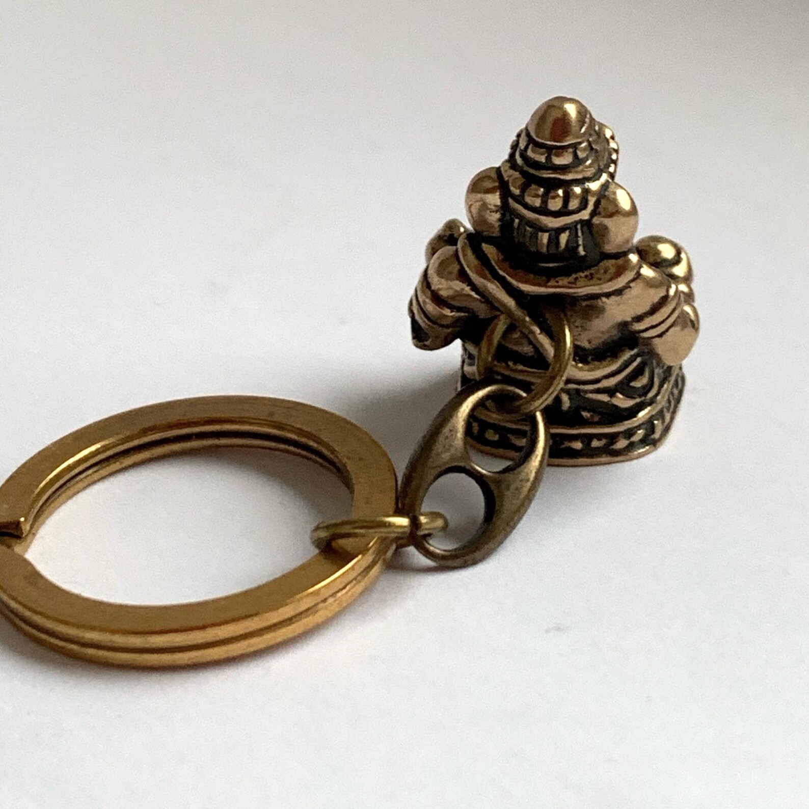 Lord Ganesha Keychain. Good Luck Keychain. Sacred Elephant God Etsy