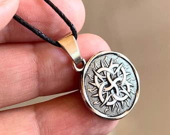 Svadebnik Pendant metal, Slavic Love Amulet, Marriage Protection Talisman, Pagan Wedding Symbol, Ancient Slavic Jewelry, Spiritual Necklace