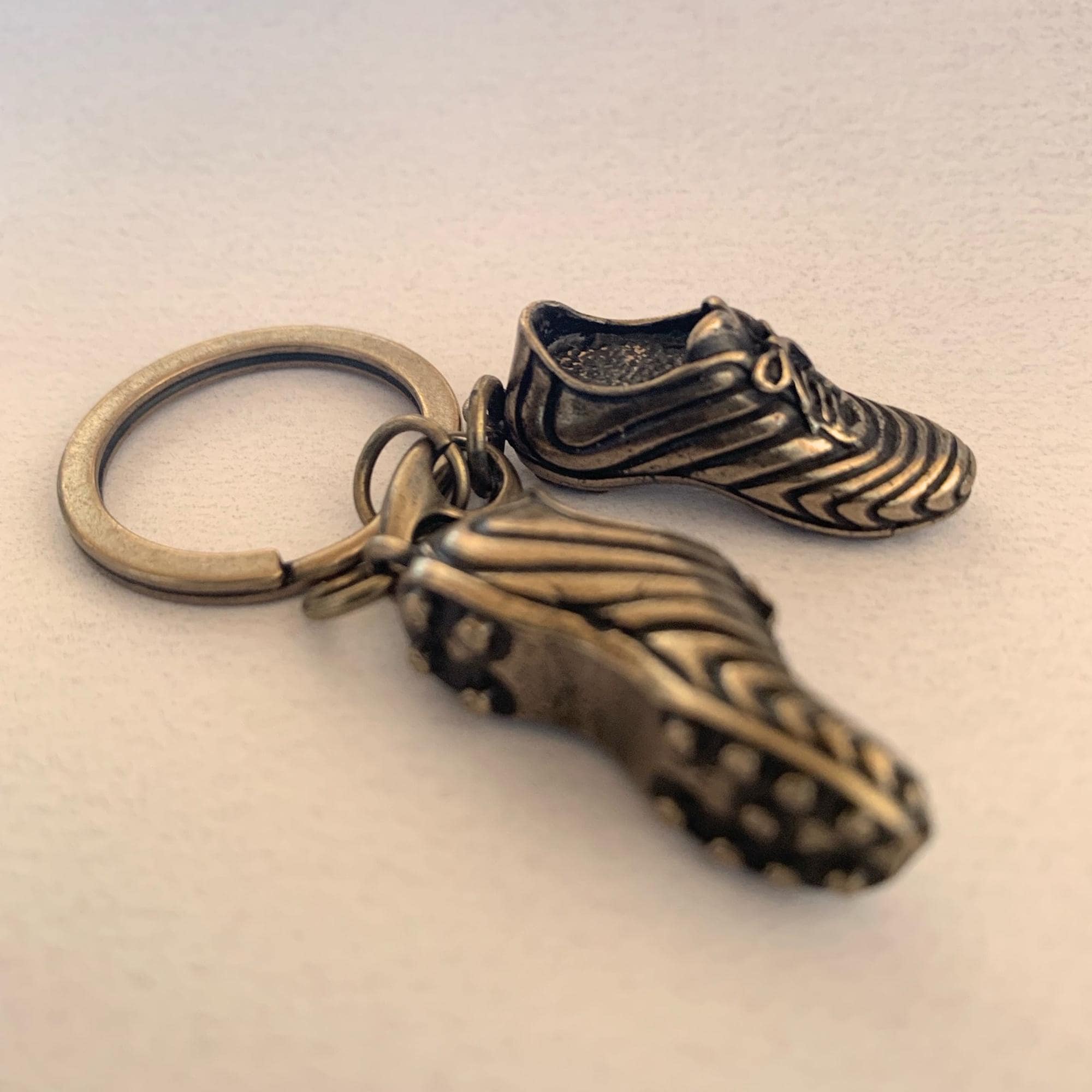 adidas gazelle silver green womens RUDIS KS Gold Shoe Keychain main image 0