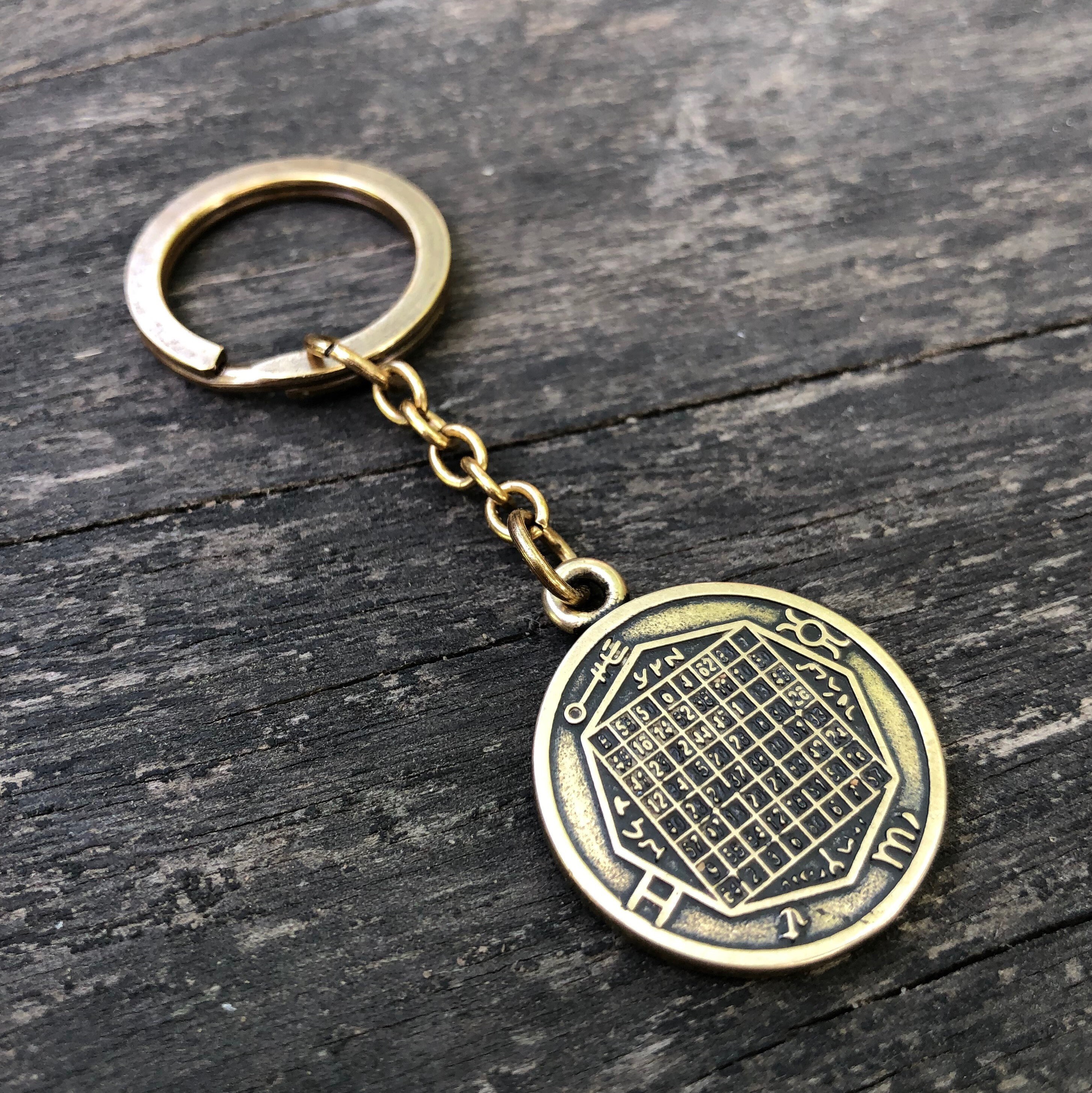 Talosn Key Chain Travel Talisman Keychain. Talisman for Safe Travel. Cabalistic | Etsy