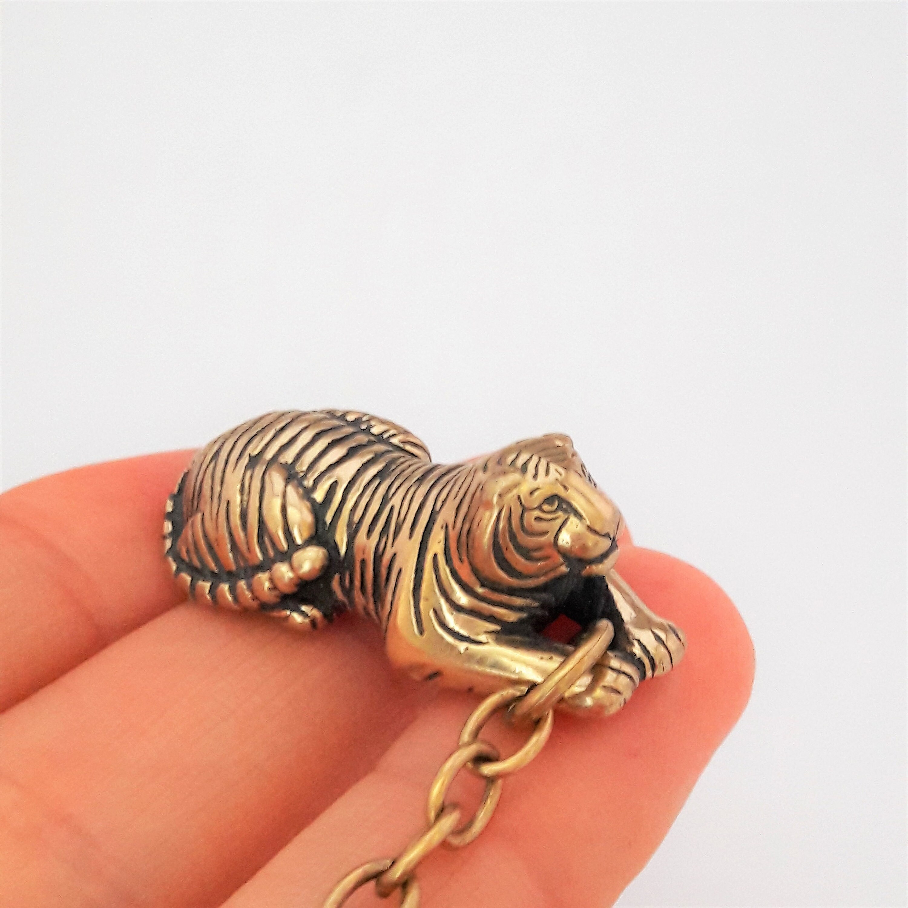 Amazon.com: Opexicos 2Pcs Brass Big Eye Tiger Bell Head