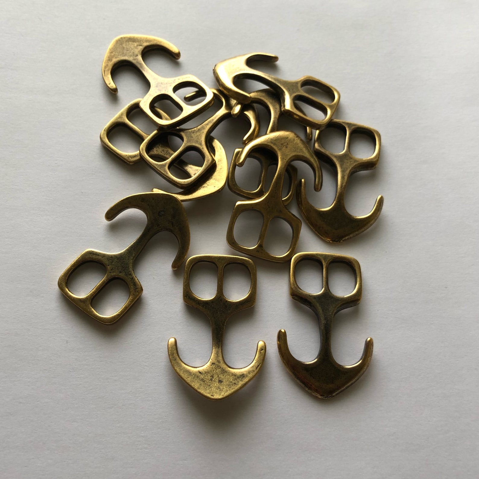 Paracord Bracelet Clasp 10pcs Anchor Hook Clasps for Leather Etsy