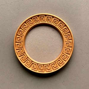 6&quot; Round Photo Picture Decorative Frame Wall Mounted Home Decor Frame Greek Ornament