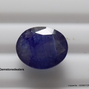 AA Natural BLUE SAPPHIRE oval 11x13.50mm faceted sapphire treated quality blue sapphire cut stone Precious Gemstone astrology stone