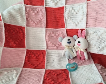 Crochet baby blanket, blankie, handmade, baby blanket crochet