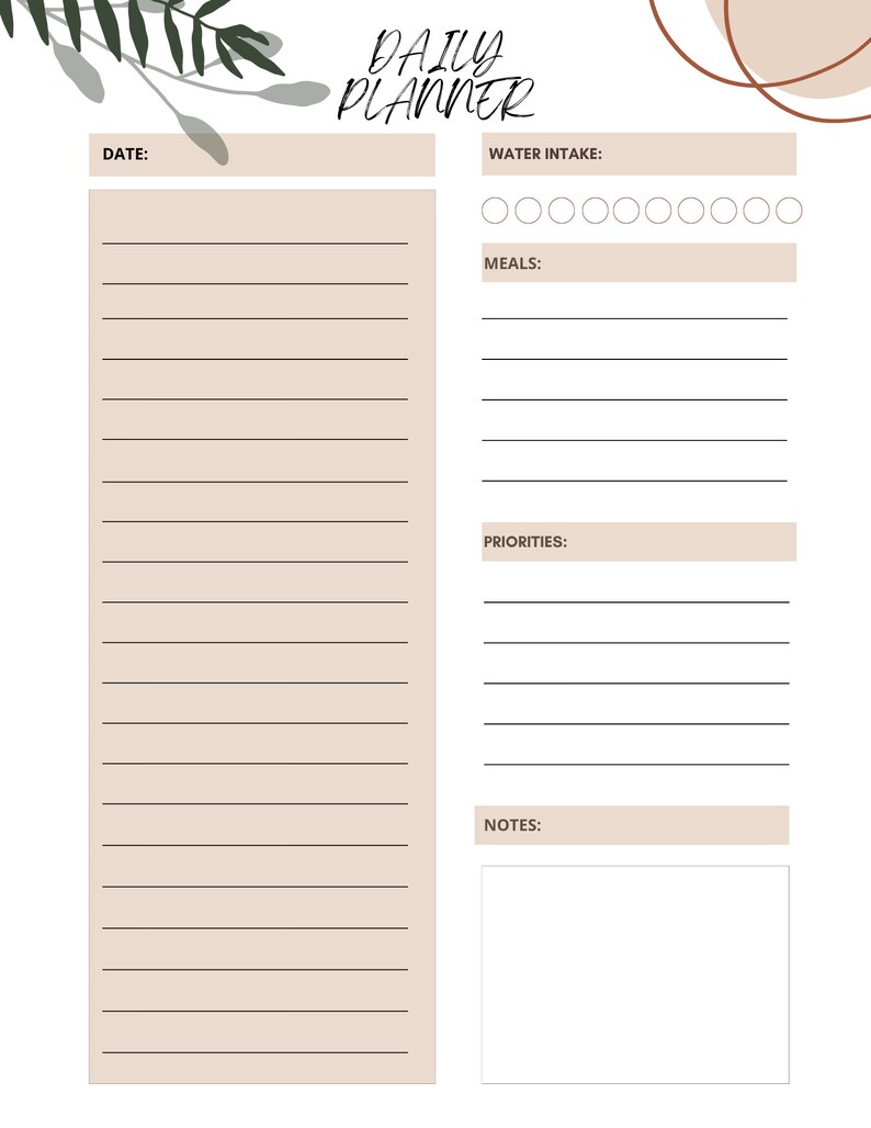 2024 Planner, Printable 2024 Planner, Downloadable Planner, Printable