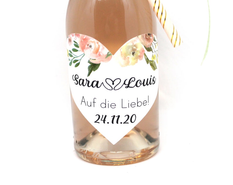 zur Hochzeit in Herzform Gastgeschenke JGA Etsy