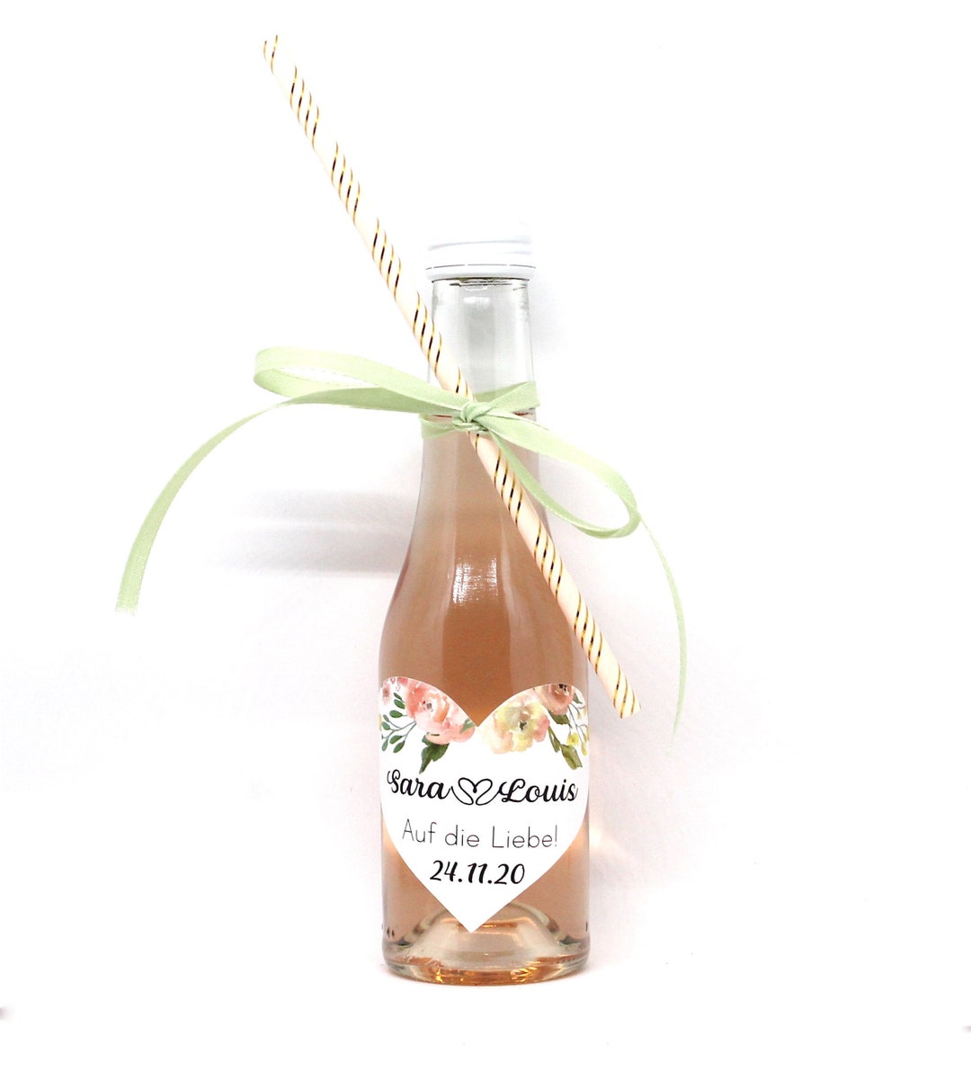 zur Hochzeit in Herzform Gastgeschenke JGA