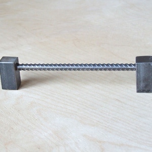 Hand made metal rebar drawer pulls knobs handles Industrial modern loft kitchen cabinet wardrobe cupboard hardware home living improvement