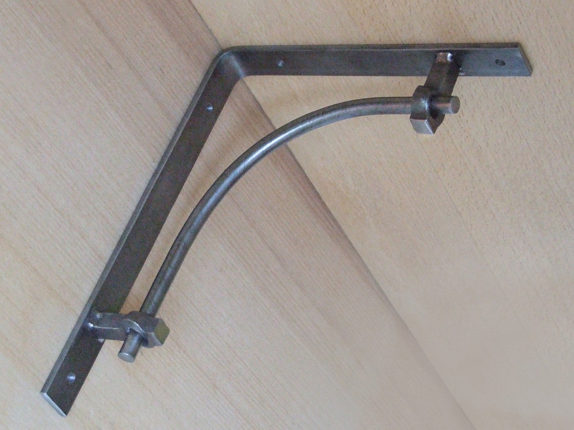 Blacksmith Made Hand Shelf Brackets Home Living Wrought Etsy