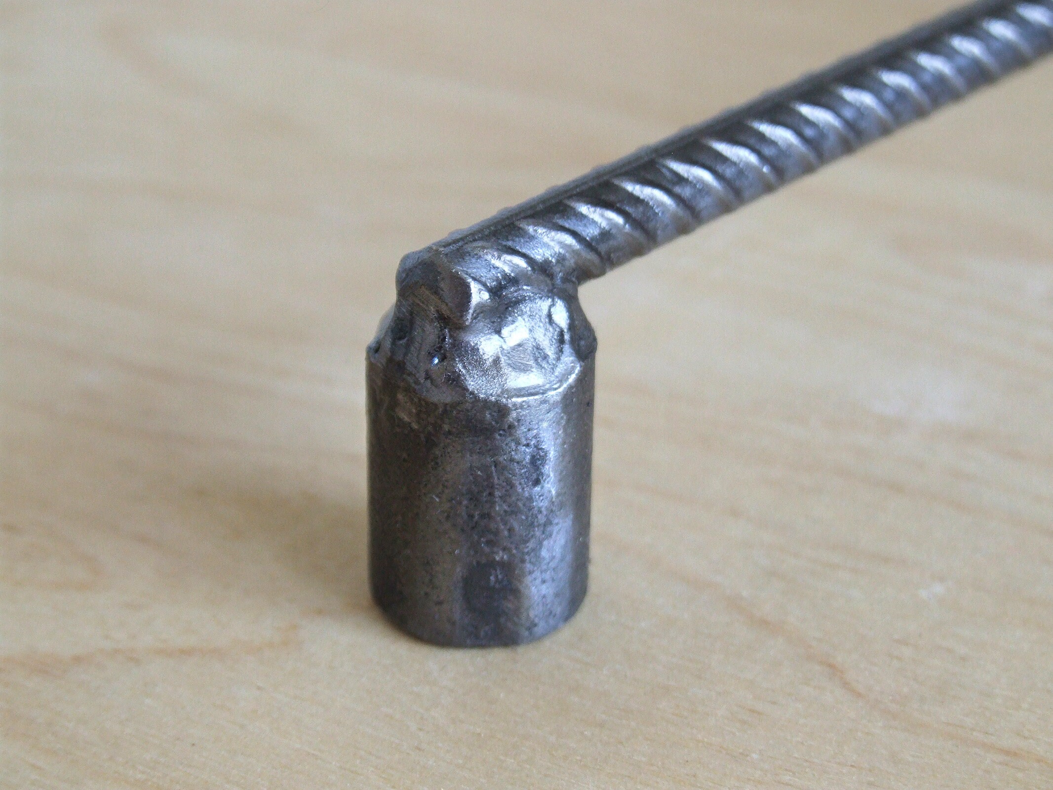 Hand Crafted Drawer Pulls Rebar Handles Kitchen Etsy