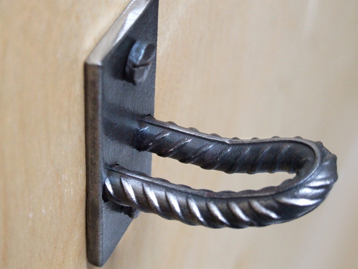 Industrial rebar hook Iron steel hooks for clothing storage Etsy