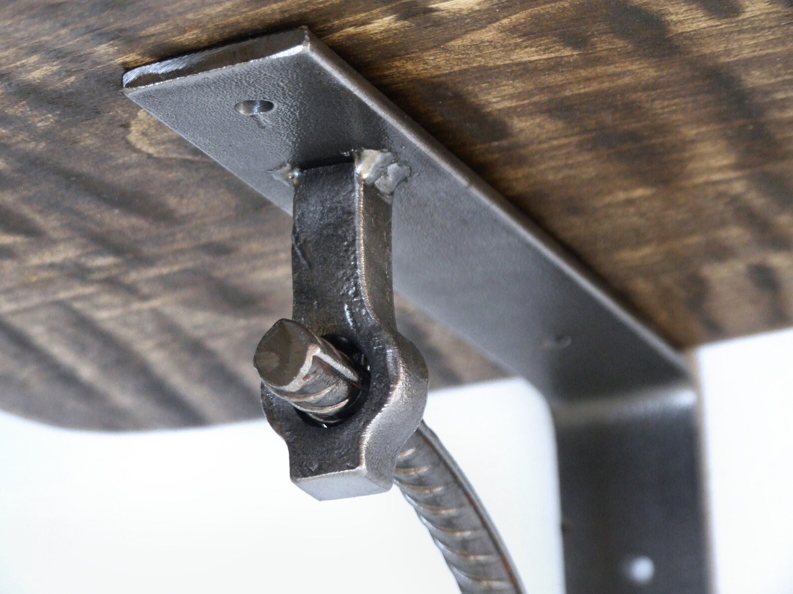 Hand Steel Rebar Shelf Brackets Industrial Storage Etsy