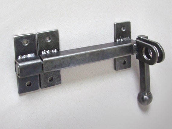 Frunimall Chiavistello a molla in acciaio inox 304, con serratura a  combinazione, serratura con impugnatura in gomma per porta in legno, porta  in metallo,2 pezzi (4 x 13,5 cm) : : Fai da te