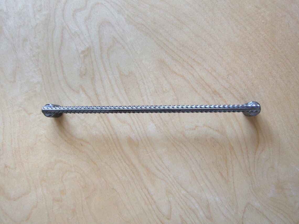 Hand Crafted Drawer Pulls Rebar Handles Kitchen Etsy