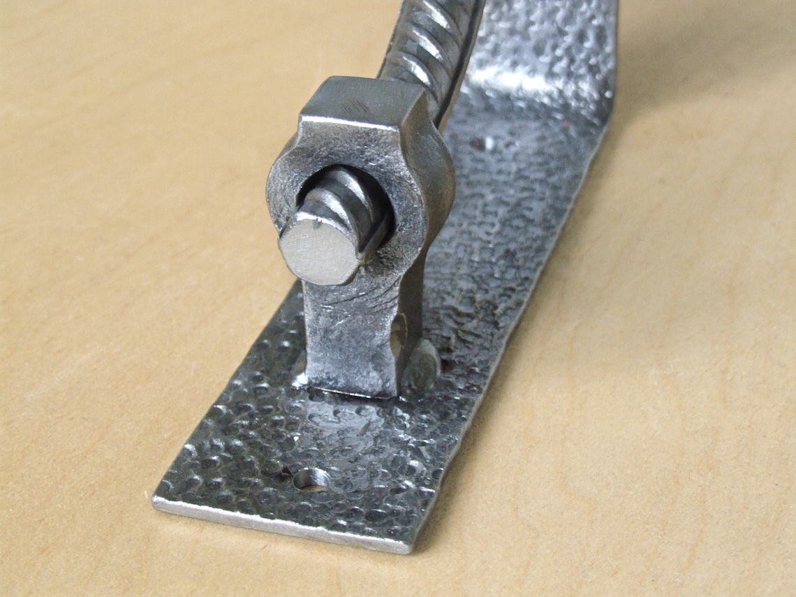 Large massive wide steel rebar shelf brackets Rustic farmhouse Etsy