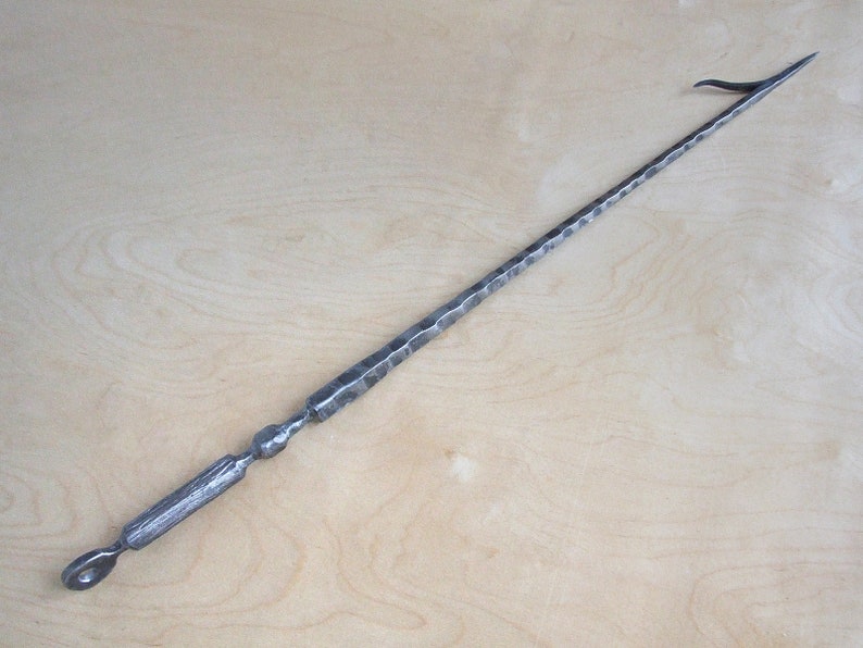 Blacksmith made hand fire poker for home outdoor Etsy