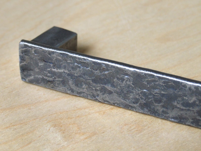 Blacksmith Made Modern Industrial Drawer Pulls Knobs Handles Etsy