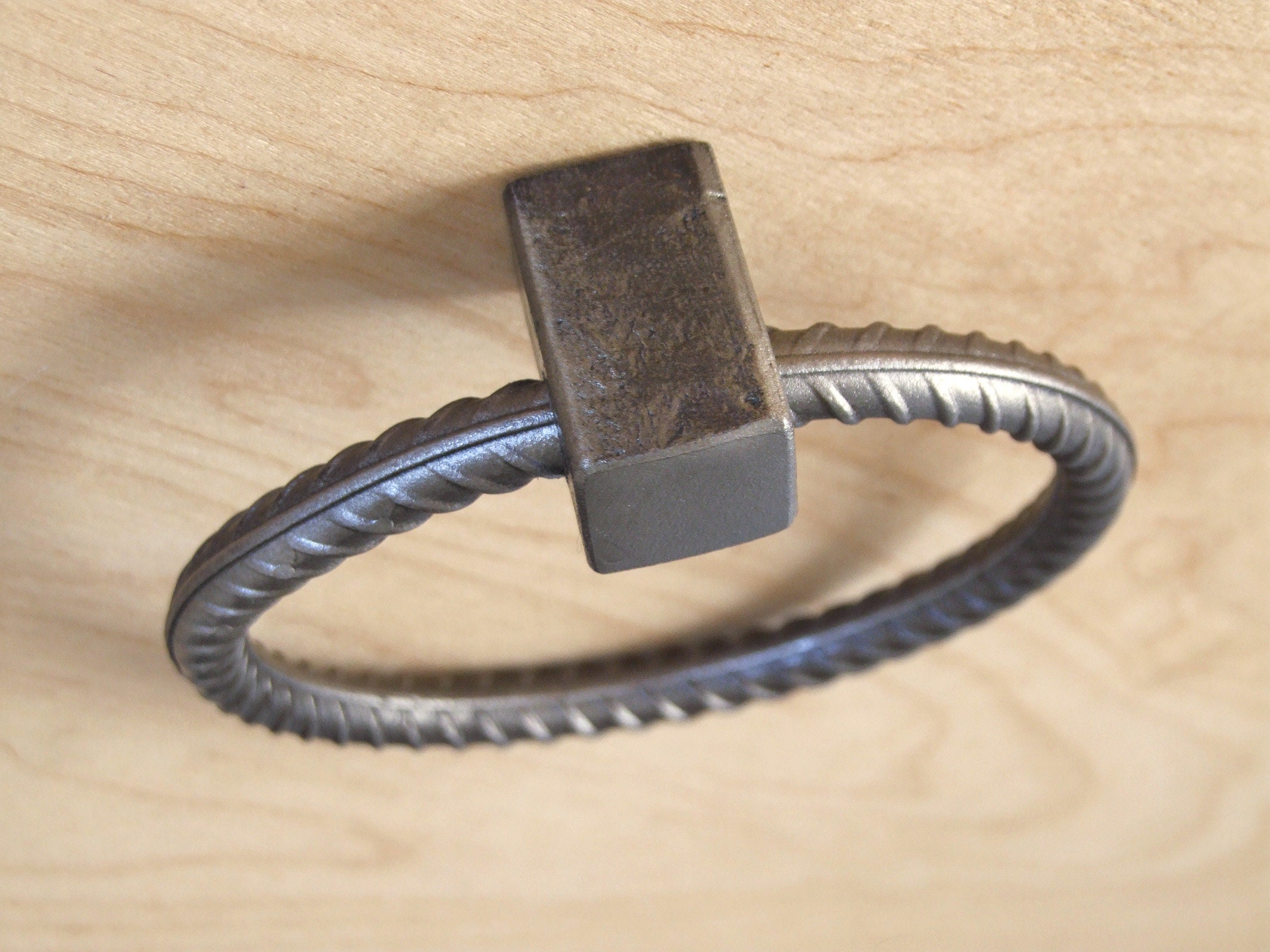 Hand Crafted Steel Rebar Handles Pulls Kitchen Etsy