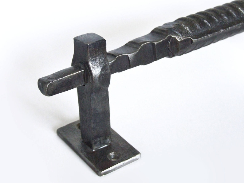 Blacksmith Made Hand Rebar Door Pulls Knobs Handles Etsy