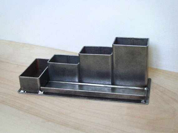 Alloy Steel Desk Organizer Set