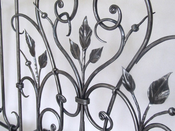 Artistic Hand Forged Fireplace Screen Traditionally Hand Etsy