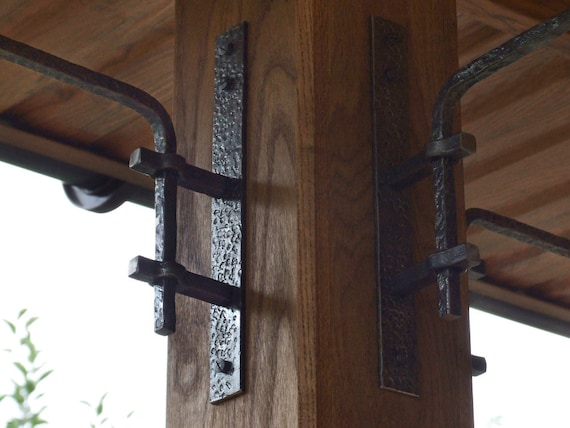 Hand Forged Metal Plant Hanger Holds up to 15 Lbs Decorative Indoor Outdoor  Fancy Hammered Hook Clothes Hangers for Hooks and Fixtures - Etsy