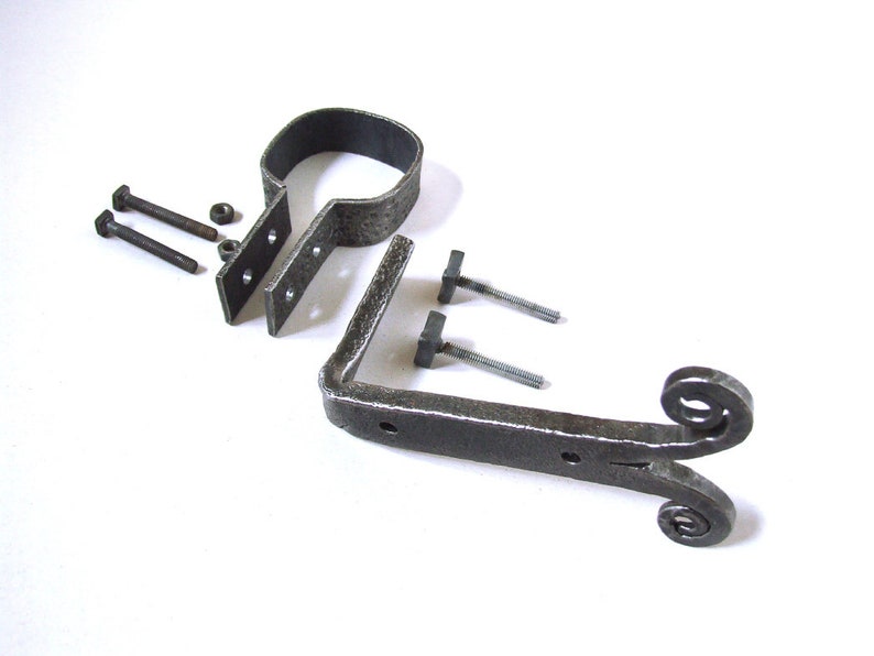 Hand metal railing brackets for home and living Steel Etsy