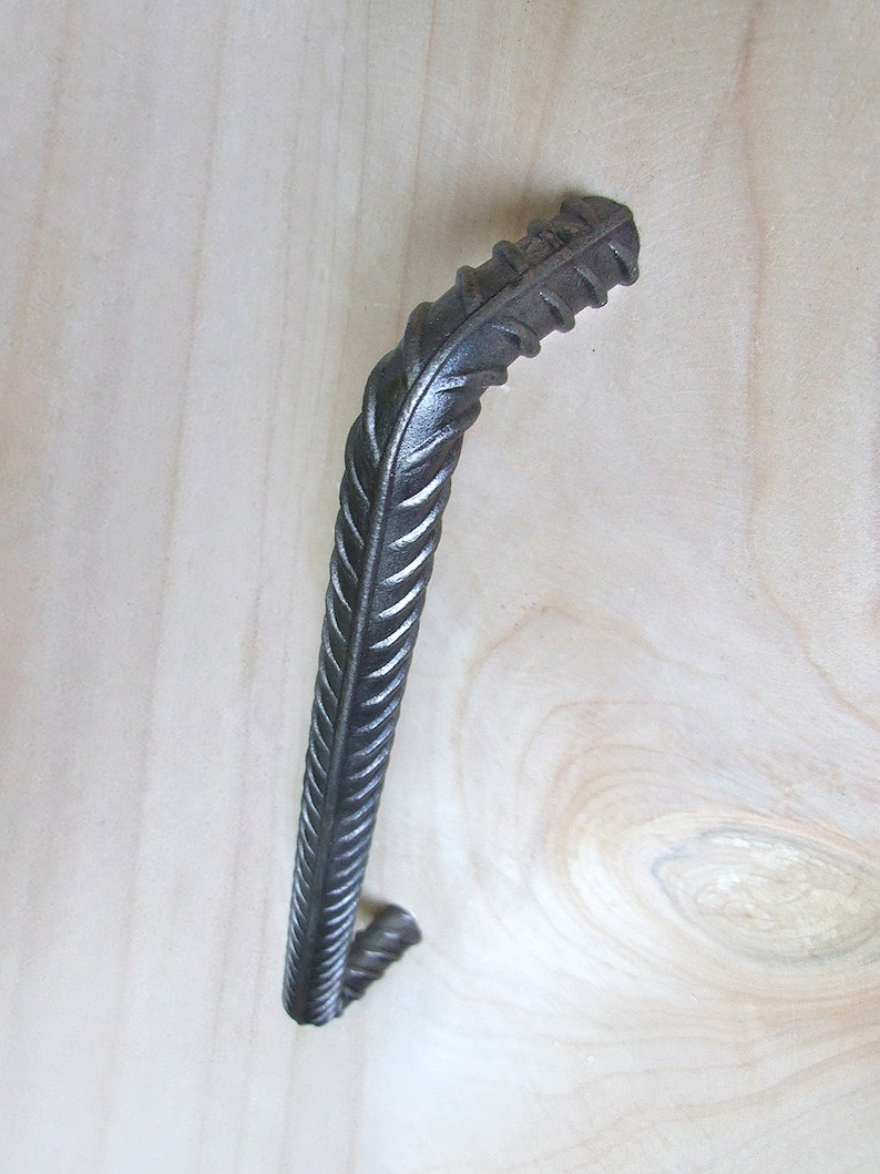 Modern Industrial Steel Rebar Drawer Pulls Handles Knobs Hand Etsy