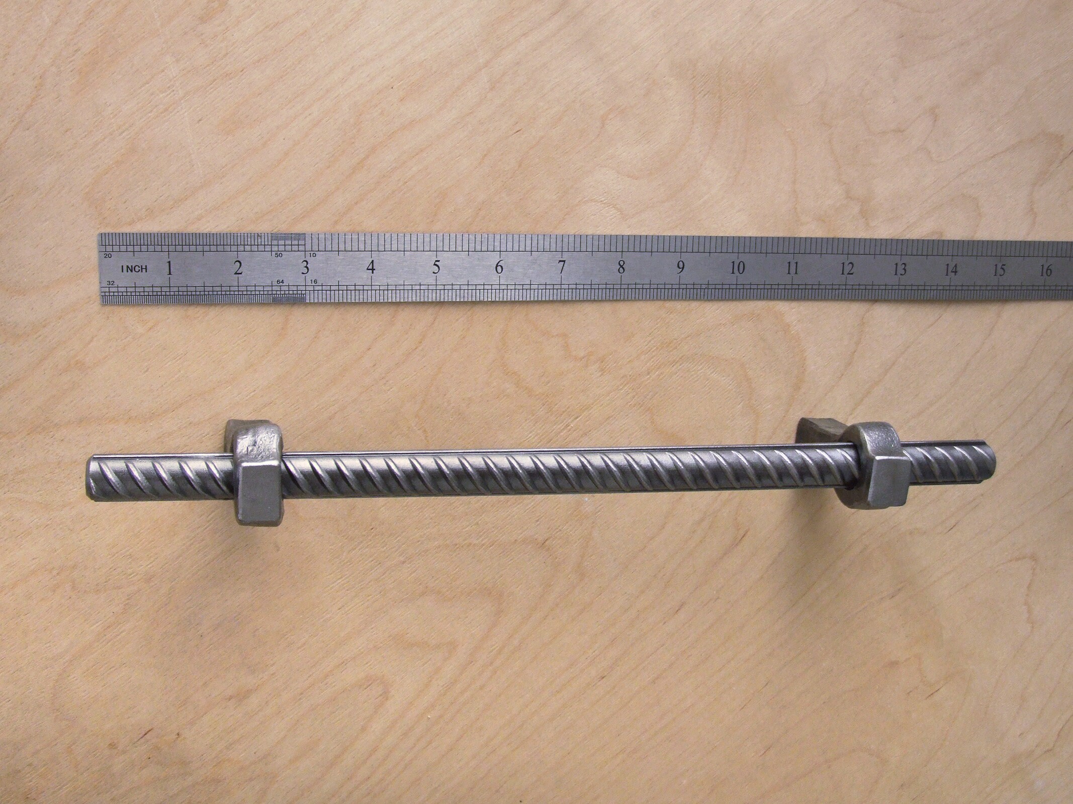 Massive steel rebar barn door pulls handles Large pull handle Etsy