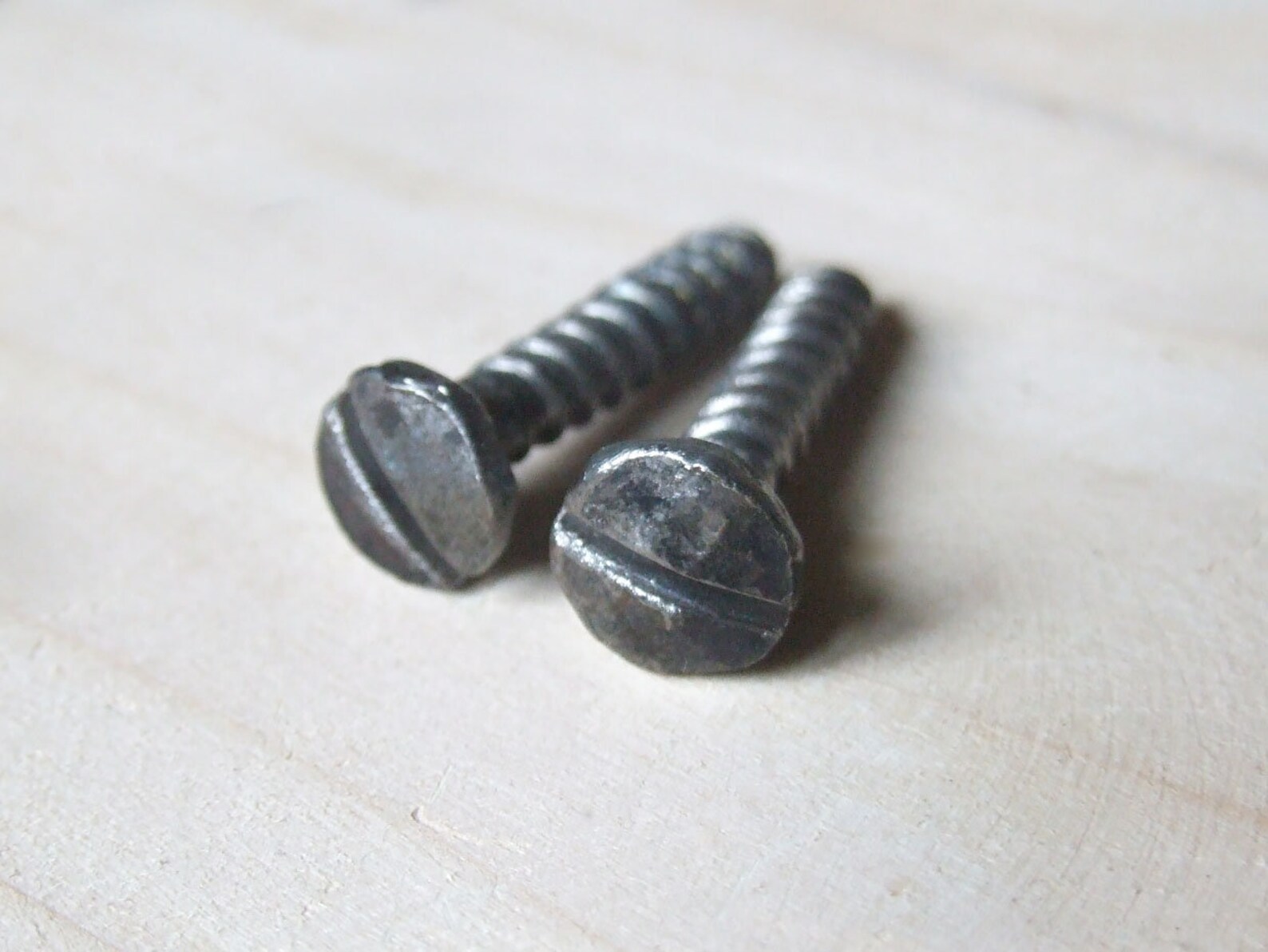Hand hammered decorative screws for woodworking Steel Etsy
