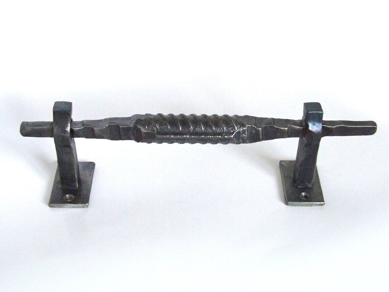 Blacksmith Made Hand Rebar Door Pulls Knobs Handles Etsy