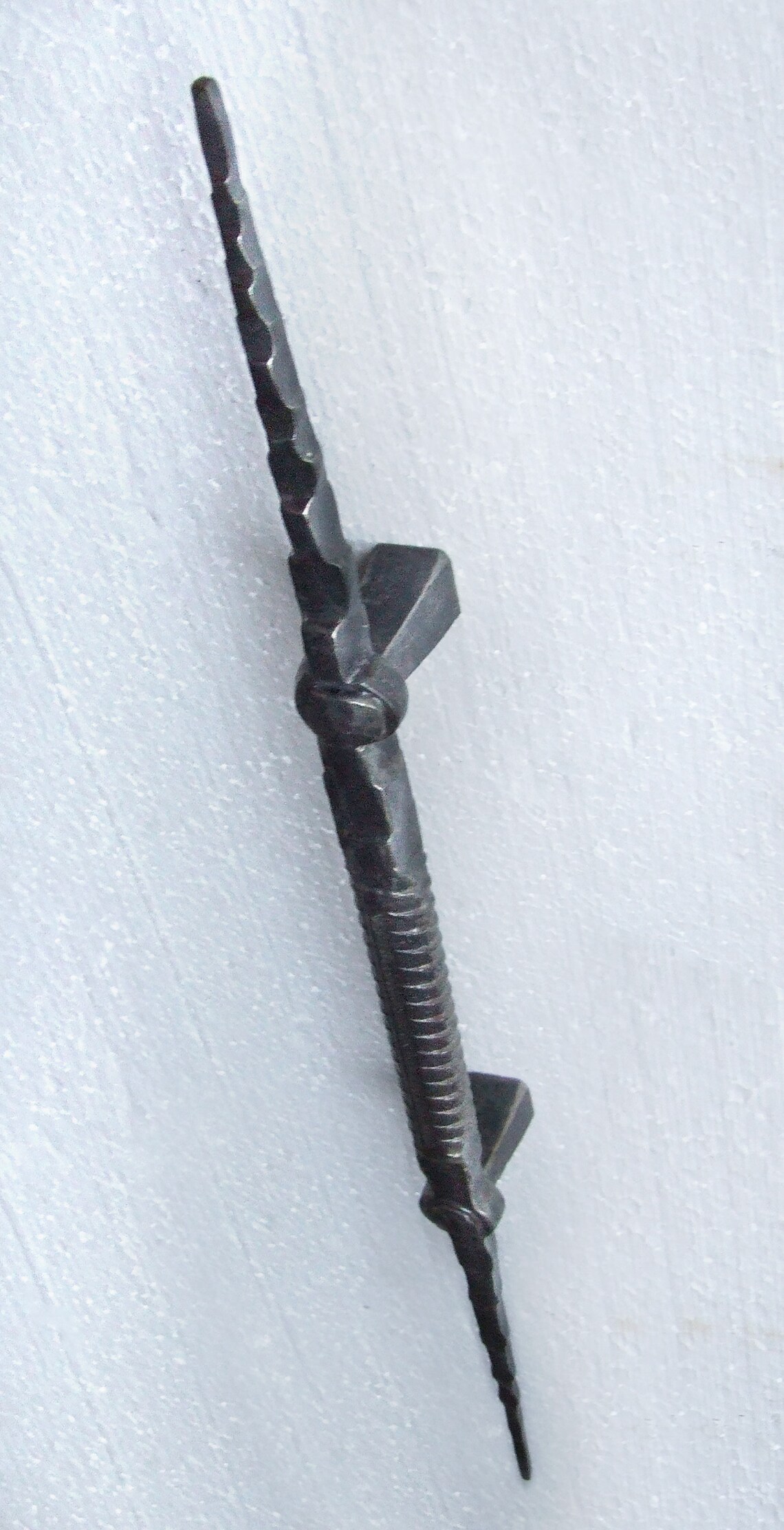 Big hand steel rebar door pulls handles Large farmhouse Etsy