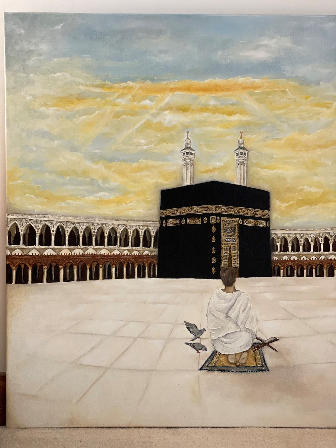 Kaaba Painting Masjid Al Haram Hajj Painting Islamic Etsy Canada