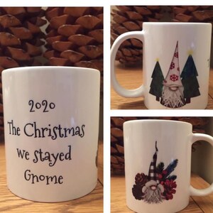 Christmas lockdown gnome mug