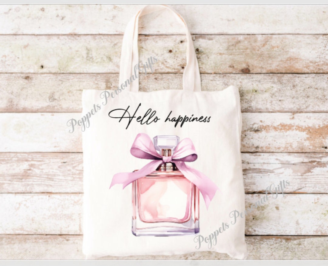 Perfume Bottle Tote Bag, Bag for Life, Reusable Shopping Bag