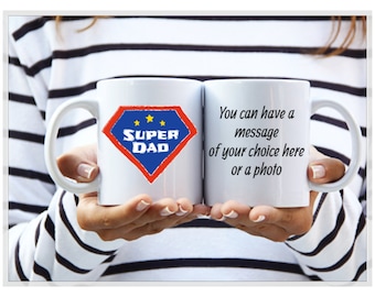 super dad fathers day mug