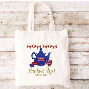 King Charles III Coronation tote bag, May 2023, Royal Gift, Royal Memorabilia,London souvenir, Coronation day.