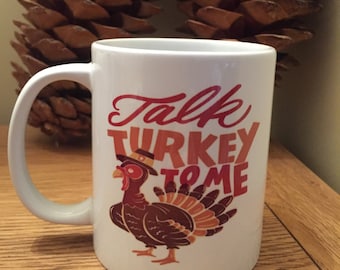 Christmas Turkey humorous mug