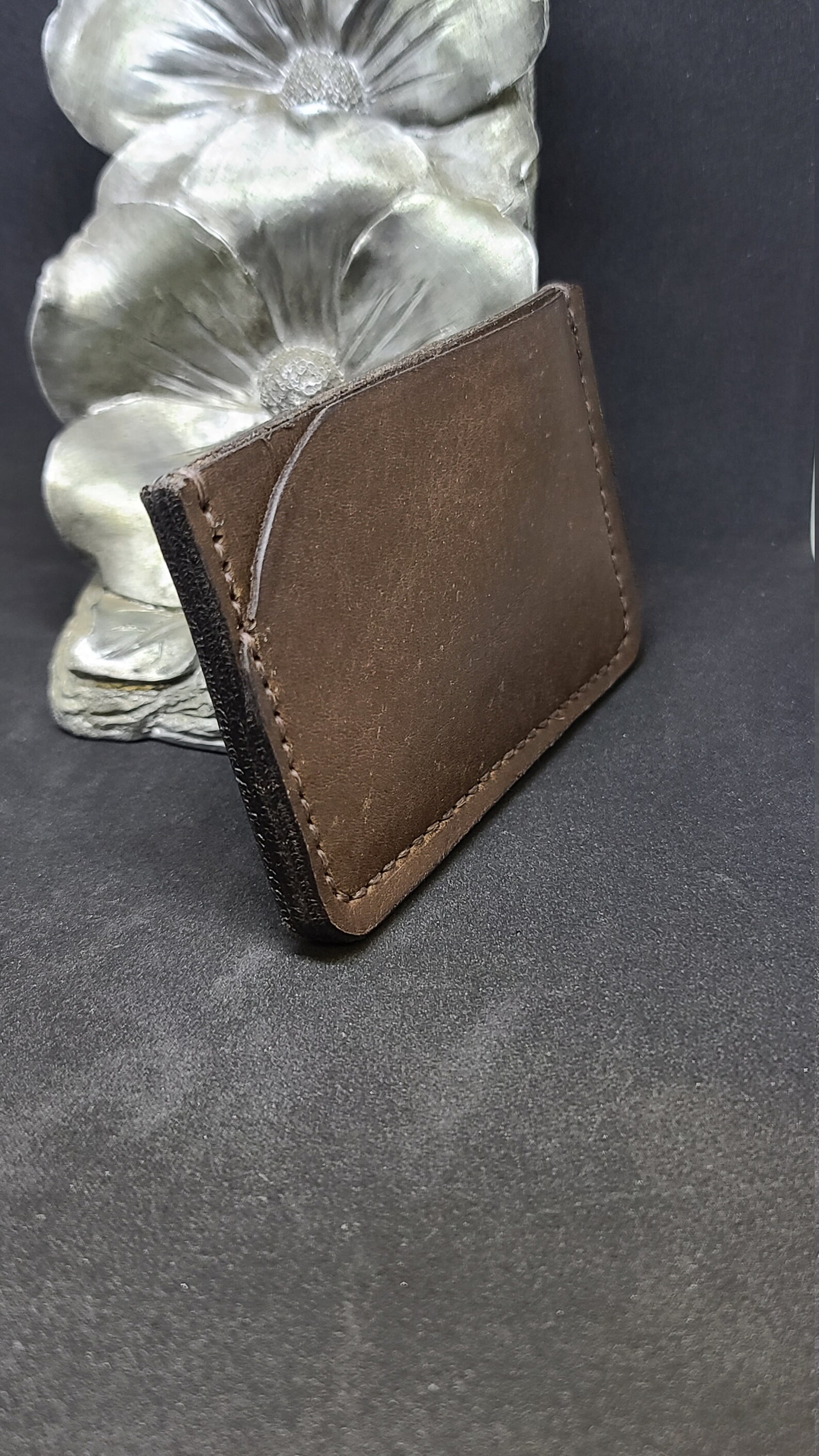 Genuine Leather Minimalist Style Wallet Hand Made Hand Etsy