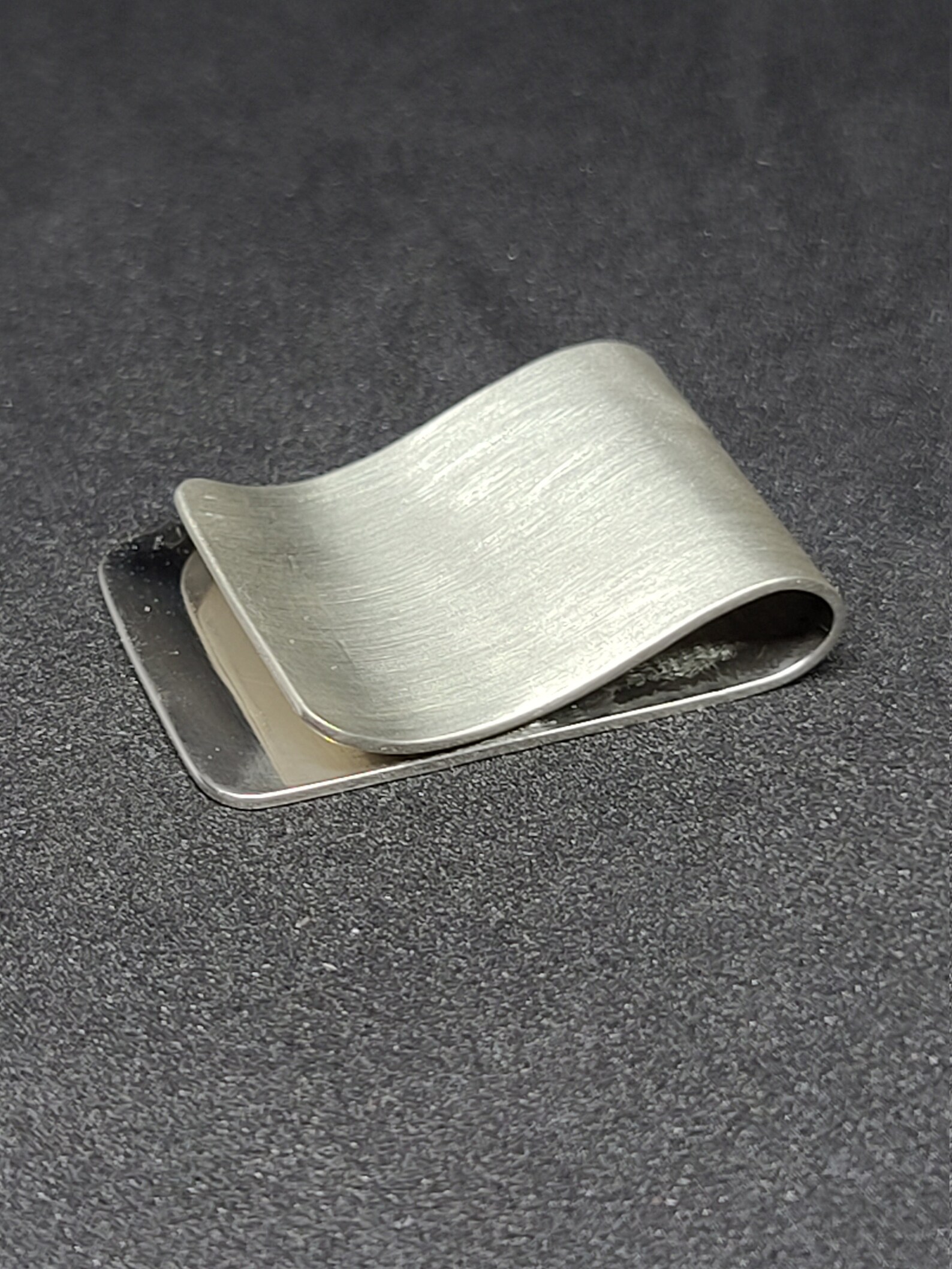 Sterling Silver Money Clip 925 Silverhand Made minimalist Etsy