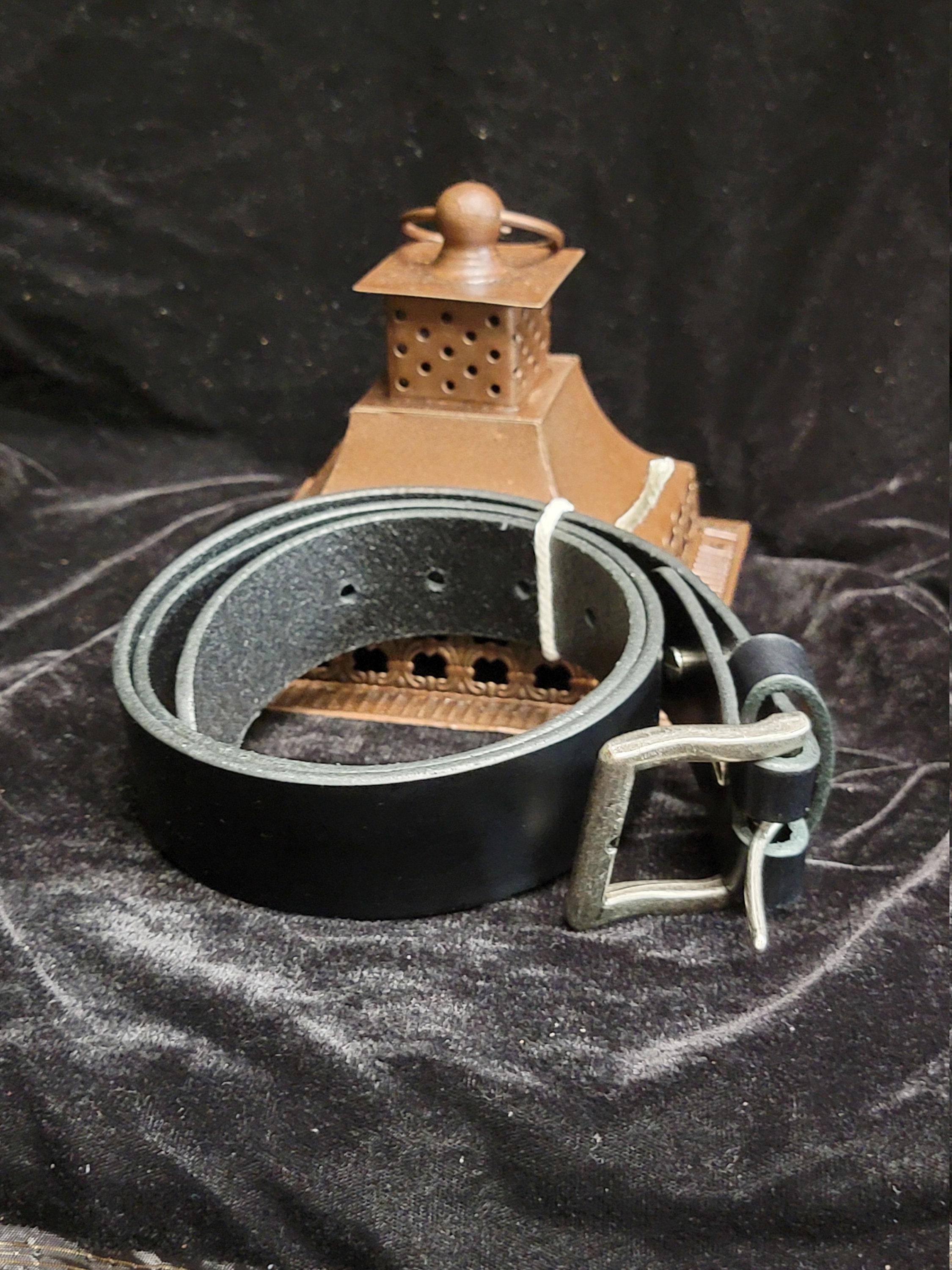 Leather Belt, #103 Brand New Genuine Leather Hand Made Belt