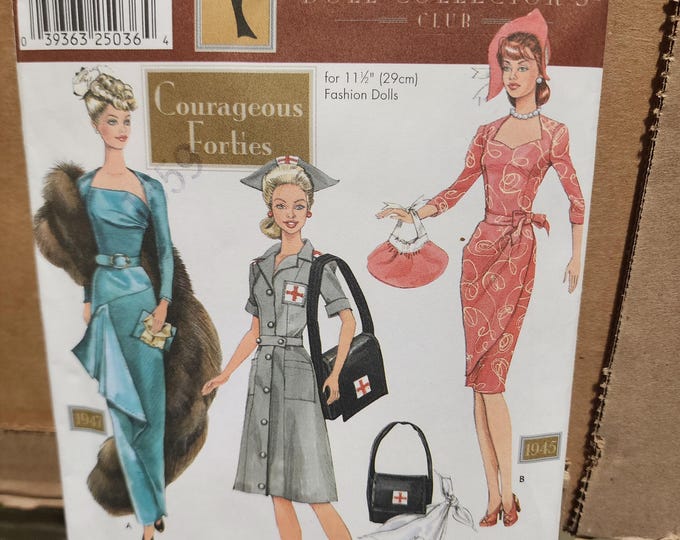 BARBI Sewing Pattern Fabulous Fifties 1950's Wardrobe New Uncut ...