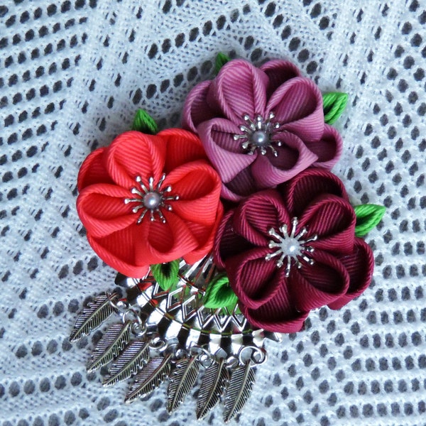 Japanese hair piece Kanzashi hair clip Geisha hair clip-Kimono hair accessories