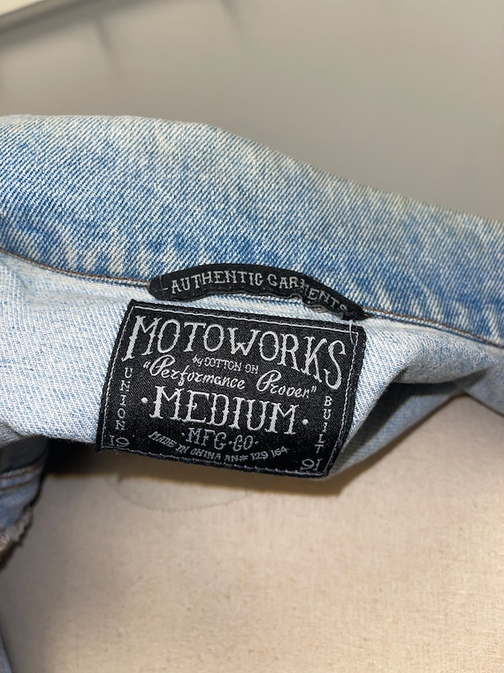 Distressed Denim Jacket - image 5